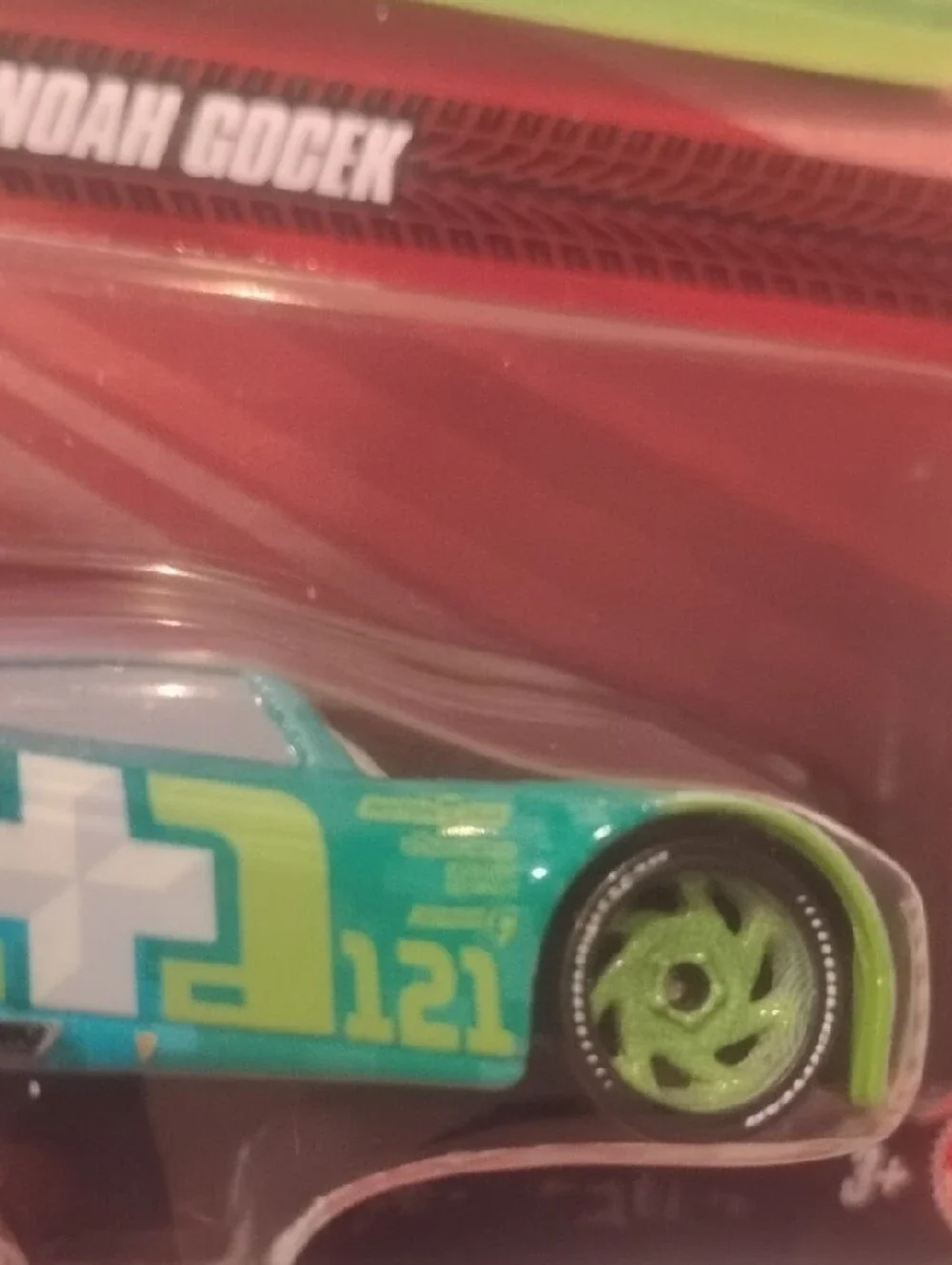 Noah Gocek Green Disney Pixar Cars Die-Cast Toy Car